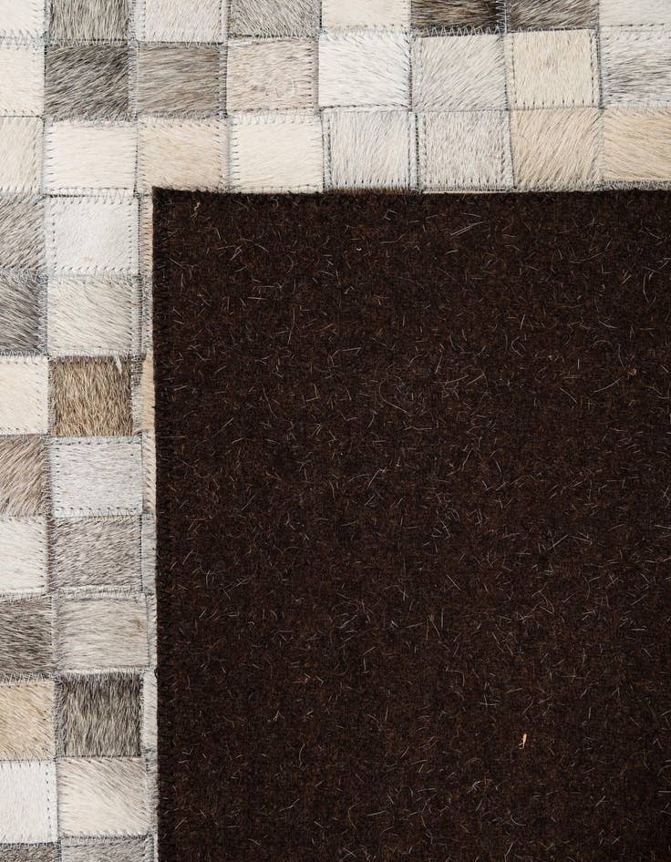 Detail image of 5' x 8' Cowhide - Patchwork Rug
