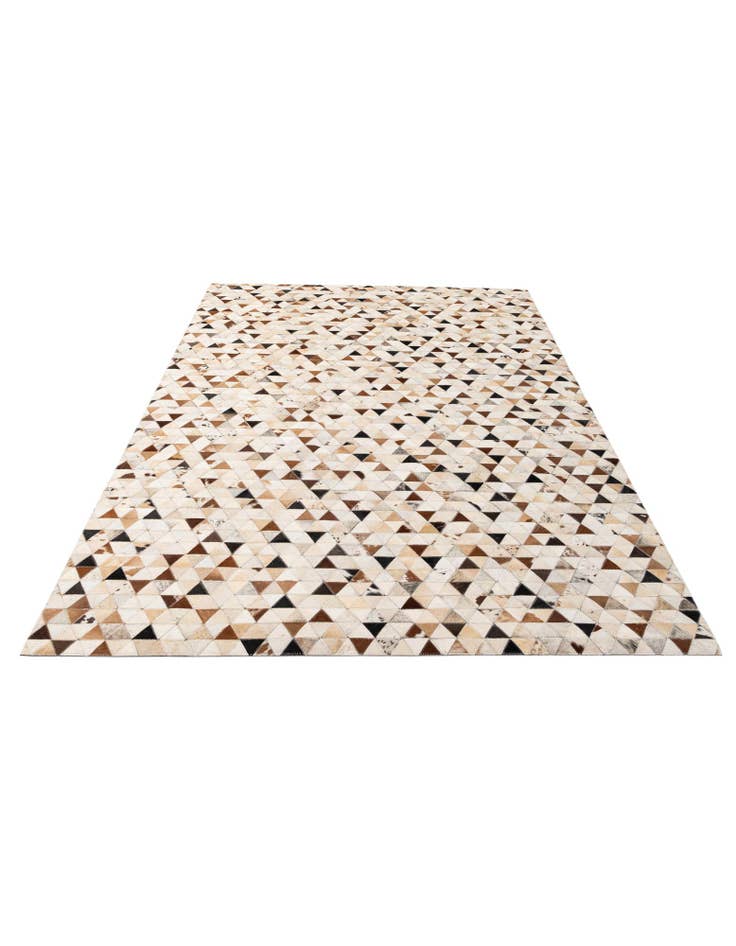 Detail image of 5' 1 x 7' 11 Cowhide - Patchwork Rug