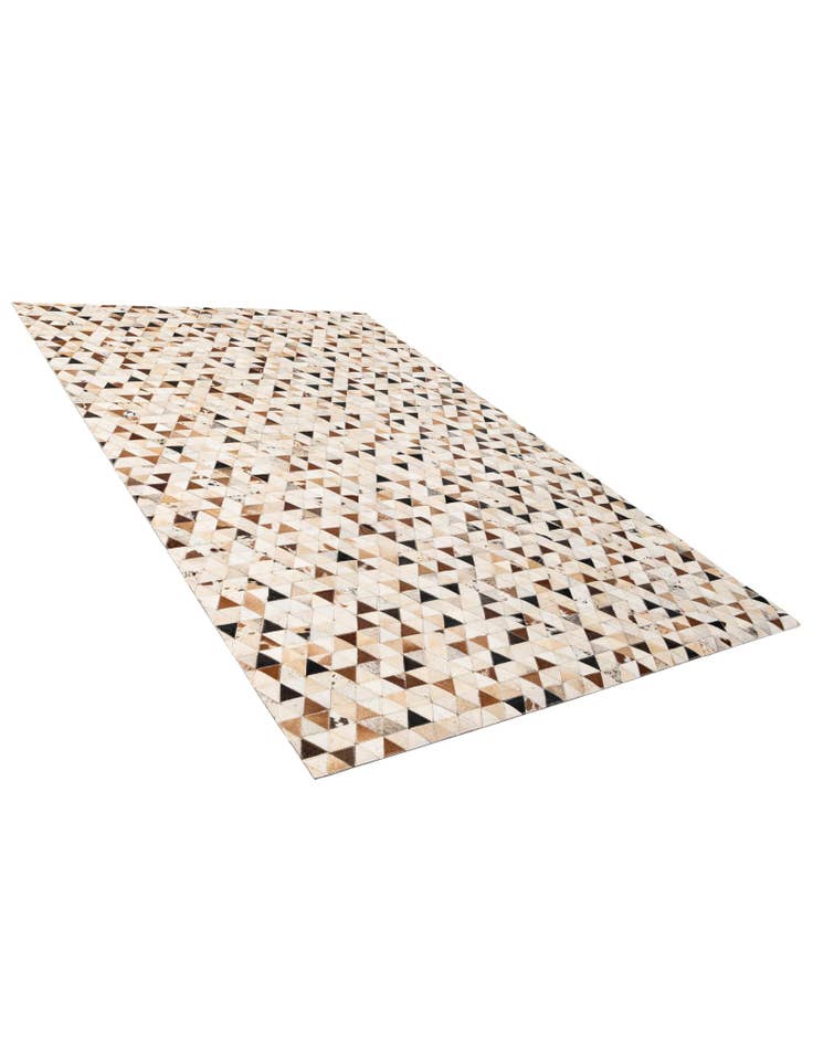 Detail image of 5' 1 x 7' 11 Cowhide - Patchwork Rug