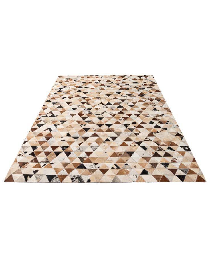 Detail image of 5' 1 x 7' 11 Cowhide - Patchwork Rug