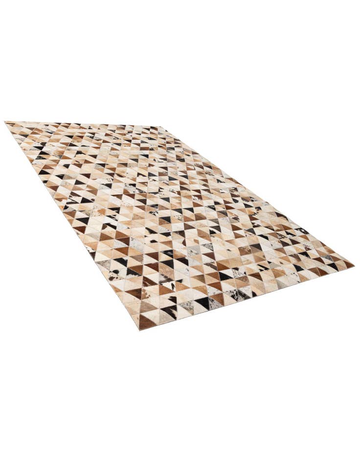 Detail image of 5' 1 x 7' 11 Cowhide - Patchwork Rug