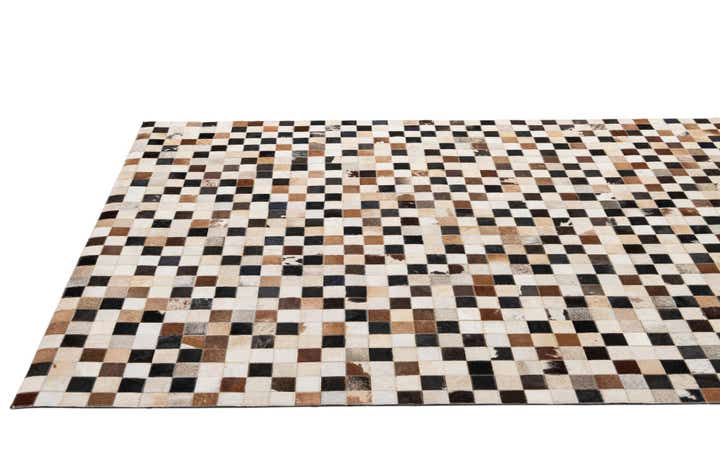 5' 1 x 8' Cowhide - Patchwork Rug