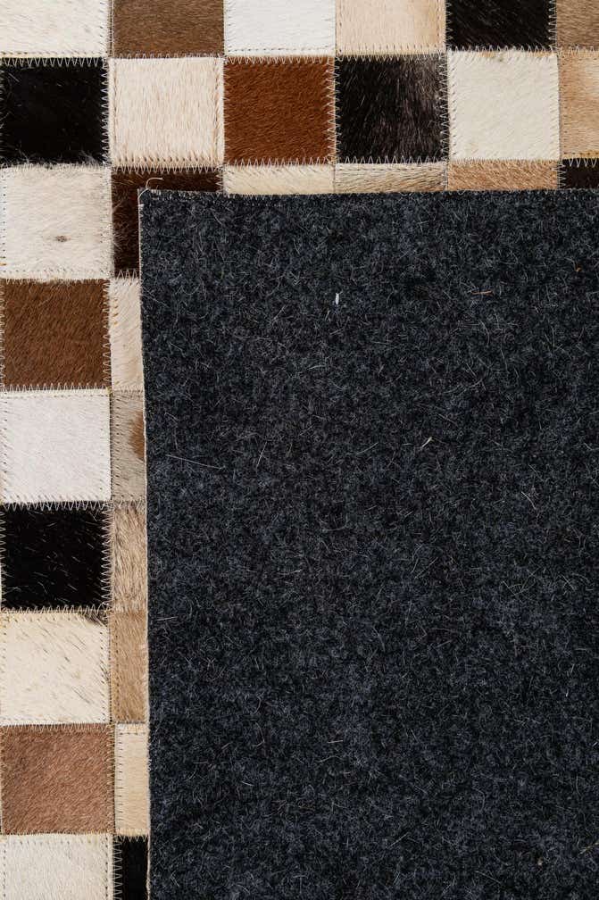 5' 1 x 8' Cowhide - Patchwork Rug