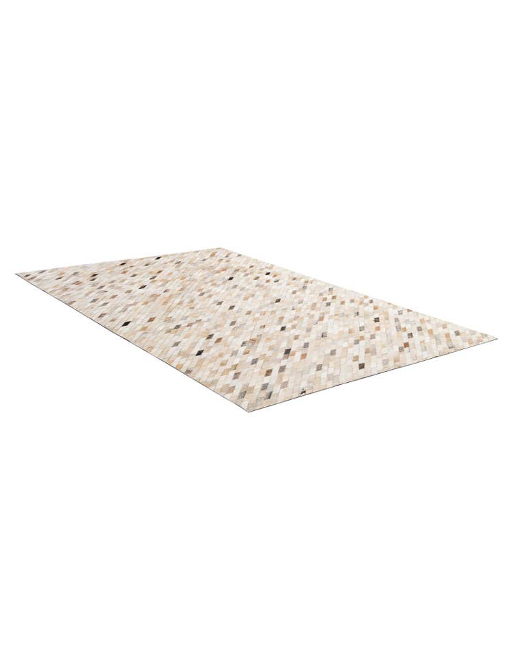 Detail image of 5' 1 x 7' 11 Cowhide - Patchwork Rug