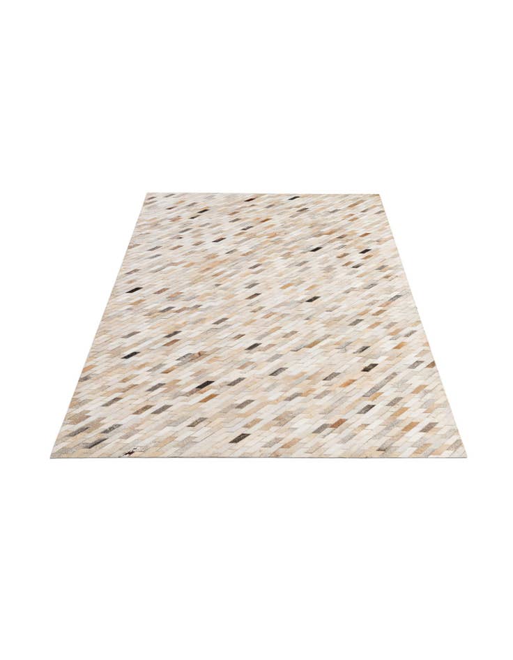 Detail image of 5' 1 x 7' 11 Cowhide - Patchwork Rug