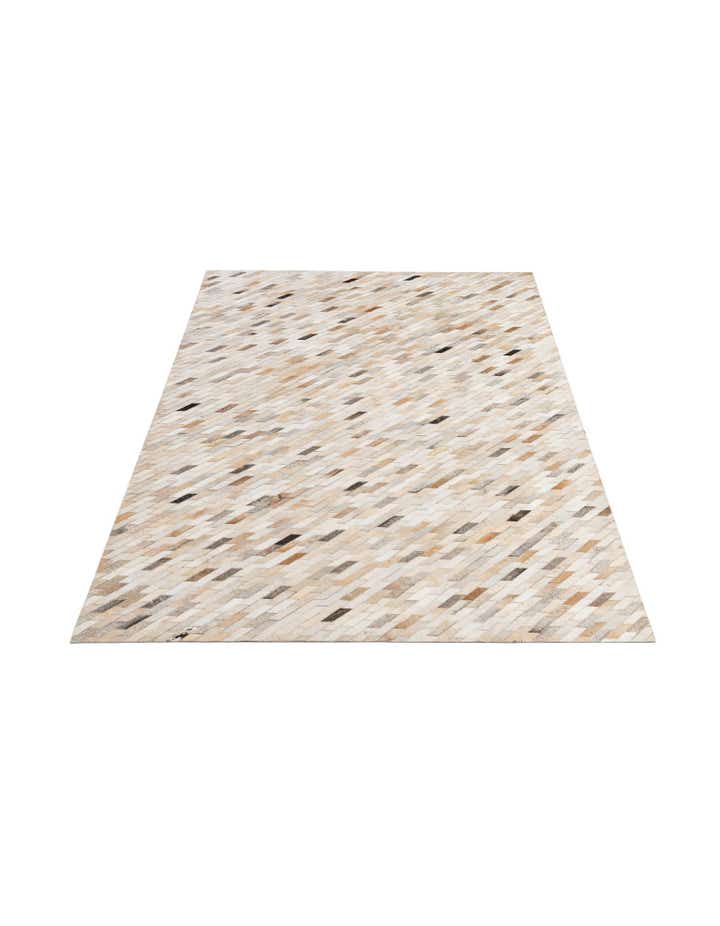 5' 1 x 7' 11 Cowhide - Patchwork Rug