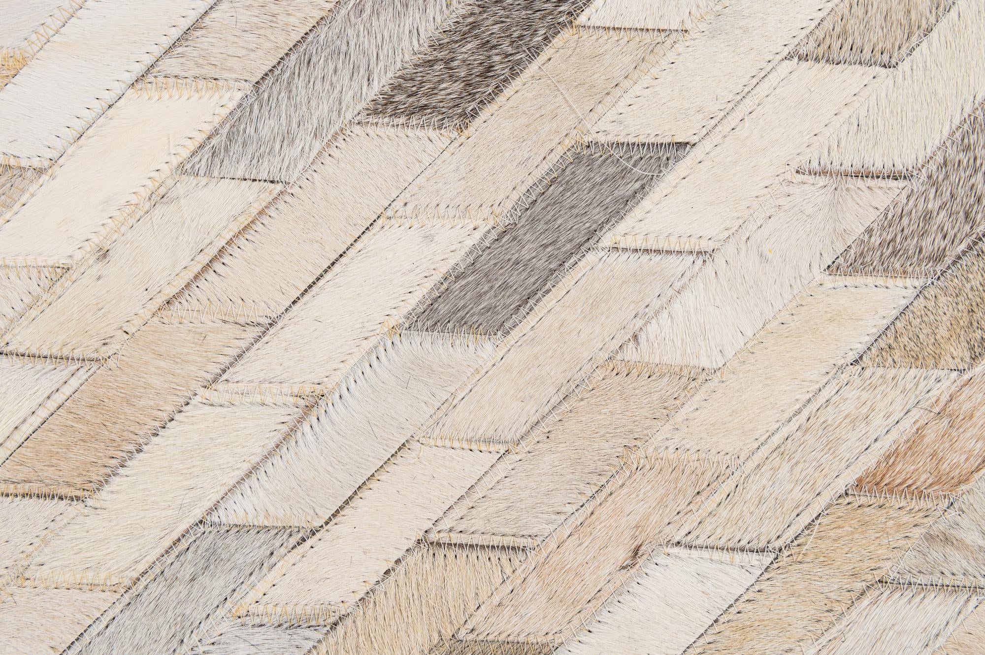 5' 1 x 7' 11 Cowhide - Patchwork Rug