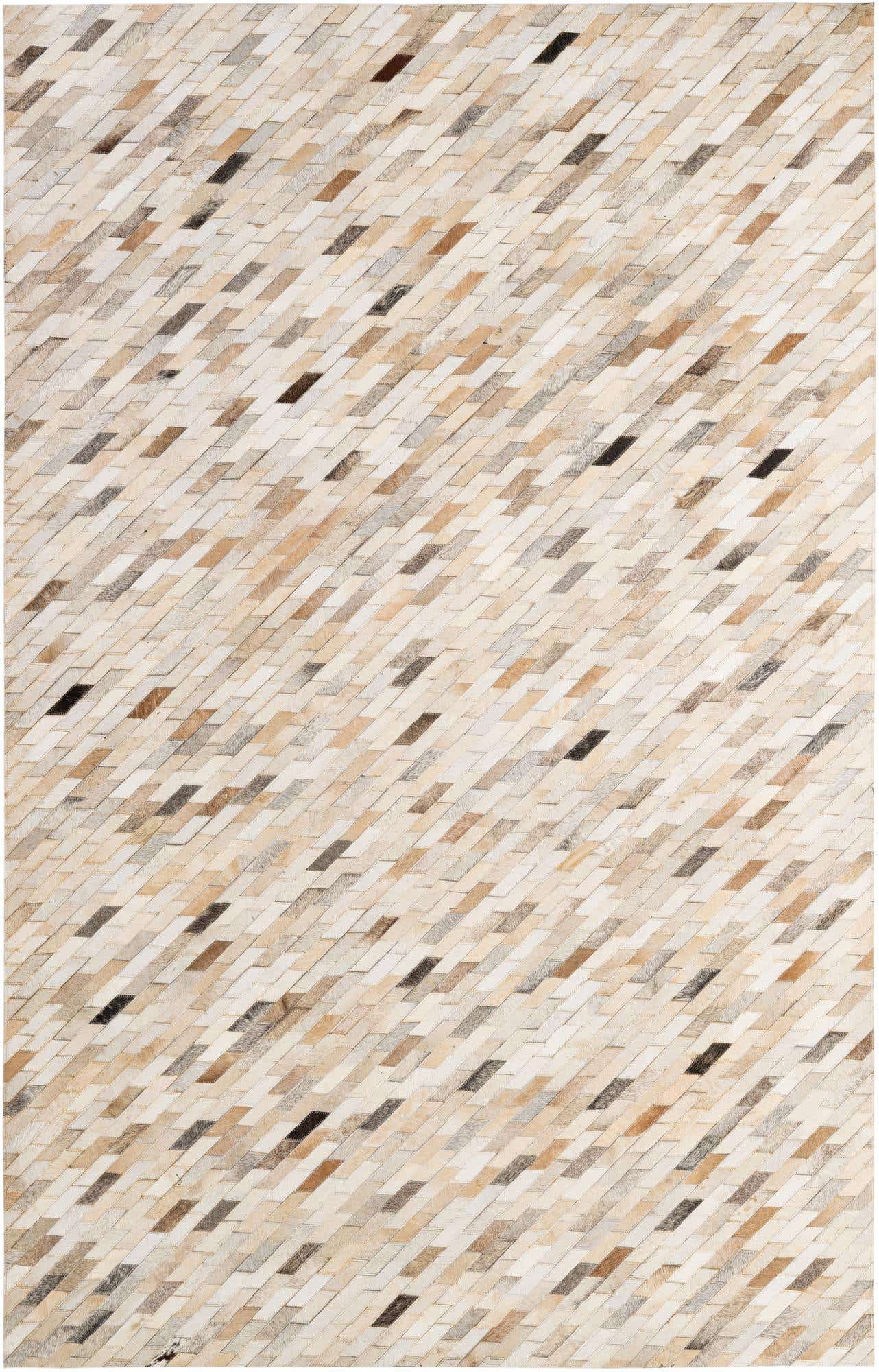 5' 1 x 7' 11 Cowhide - Patchwork Rug