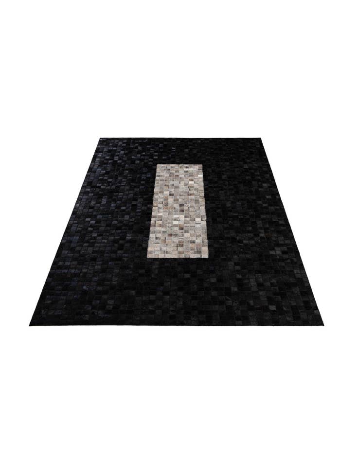 Detail image of 5' x 7' 11 Cowhide - Patchwork Rug