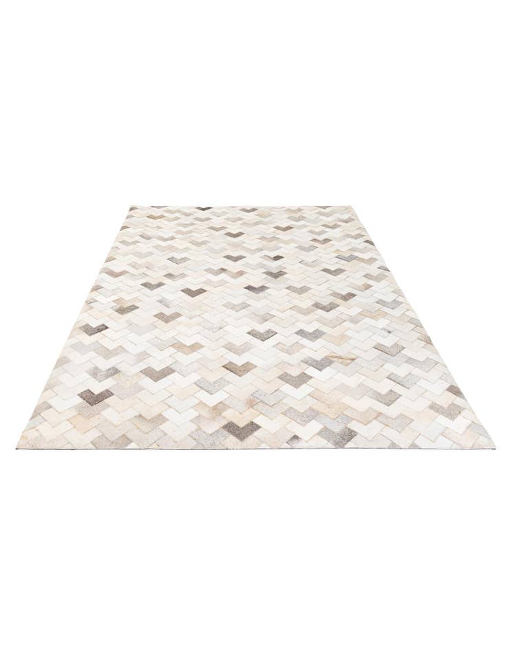 Detail image of 5' 2 x 7' 11 Cowhide - Patchwork Rug