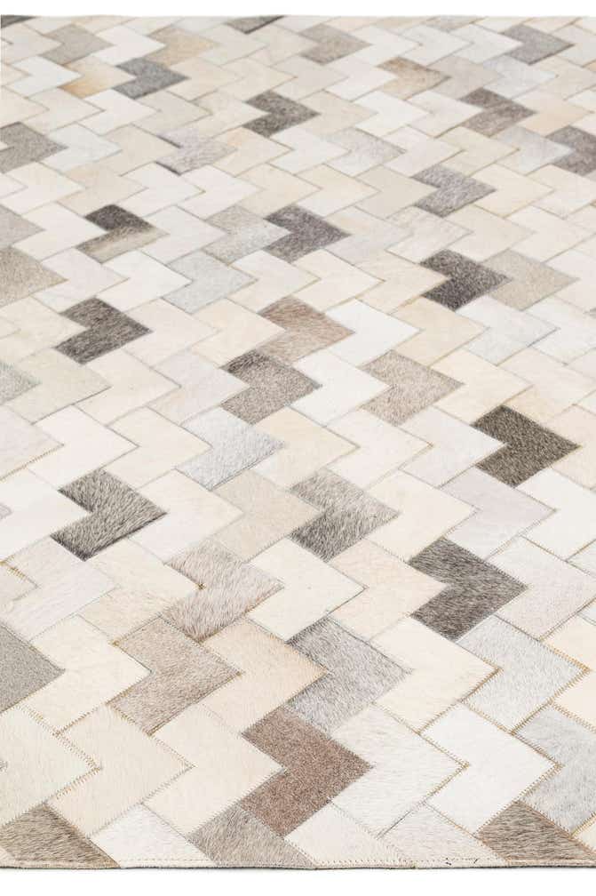 5' 2 x 7' 11 Cowhide - Patchwork Rug