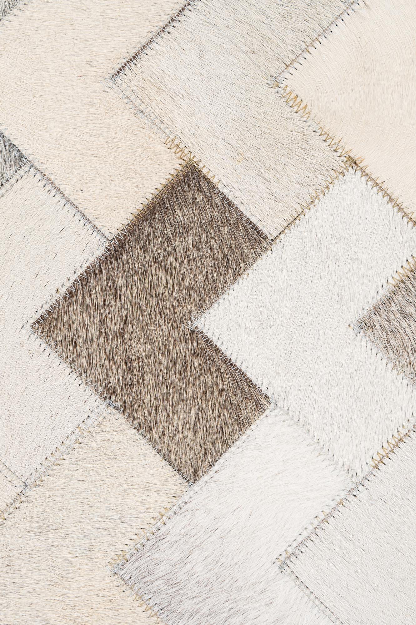 5' 2 x 7' 11 Cowhide - Patchwork Rug