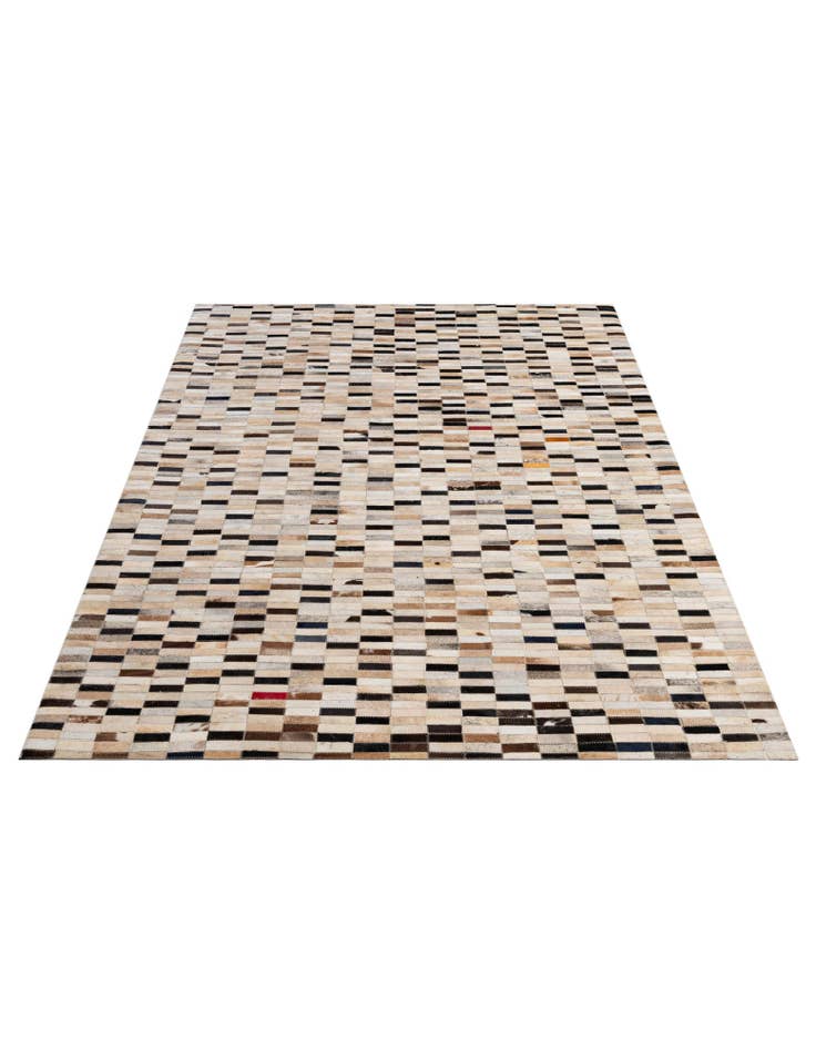 Detail image of 5' 2 x 7' 11 Cowhide - Patchwork Rug