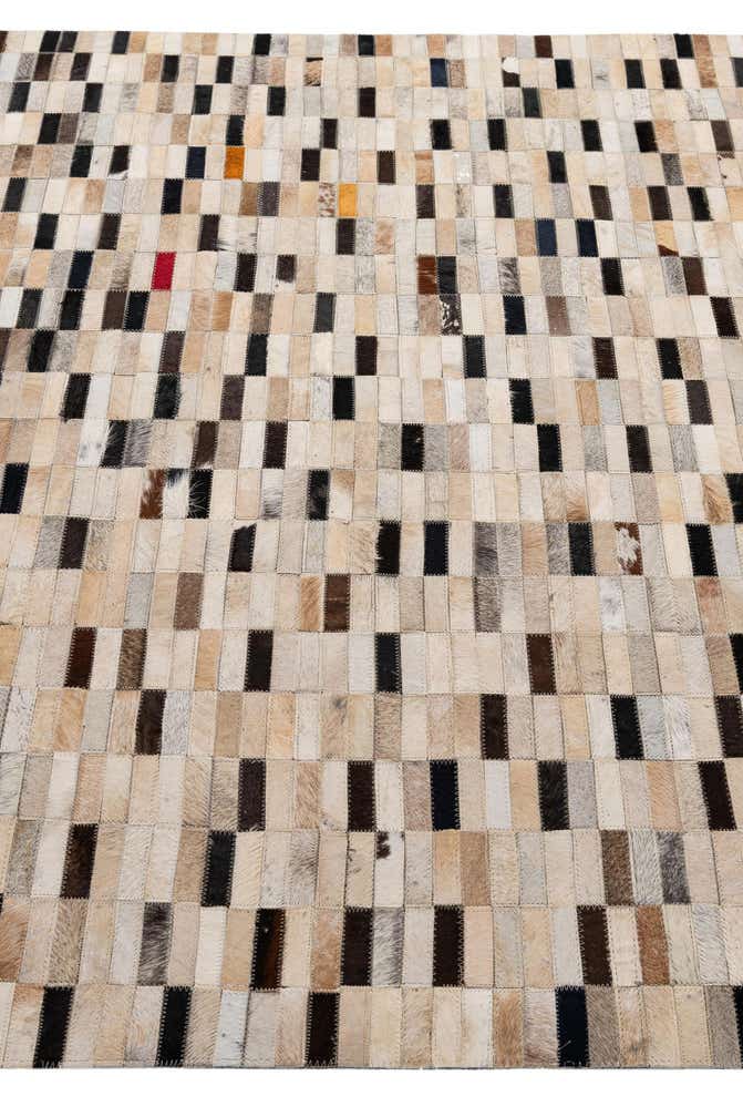 5' 2 x 7' 11 Cowhide - Patchwork Rug