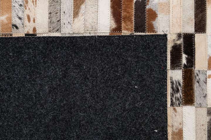 5' x 8' 1 Cowhide - Patchwork Rug