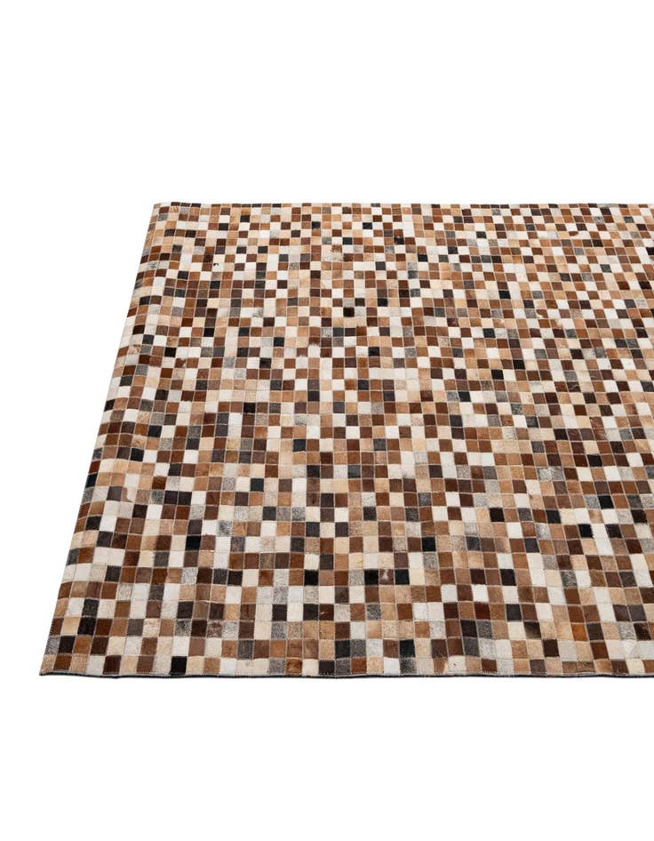 Detail image of 5' x 7' 11 Cowhide - Patchwork Rug
