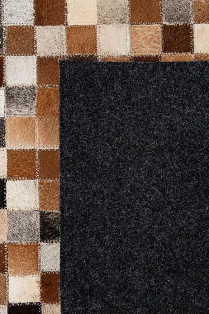 5' x 7' 11 Cowhide - Patchwork Rug