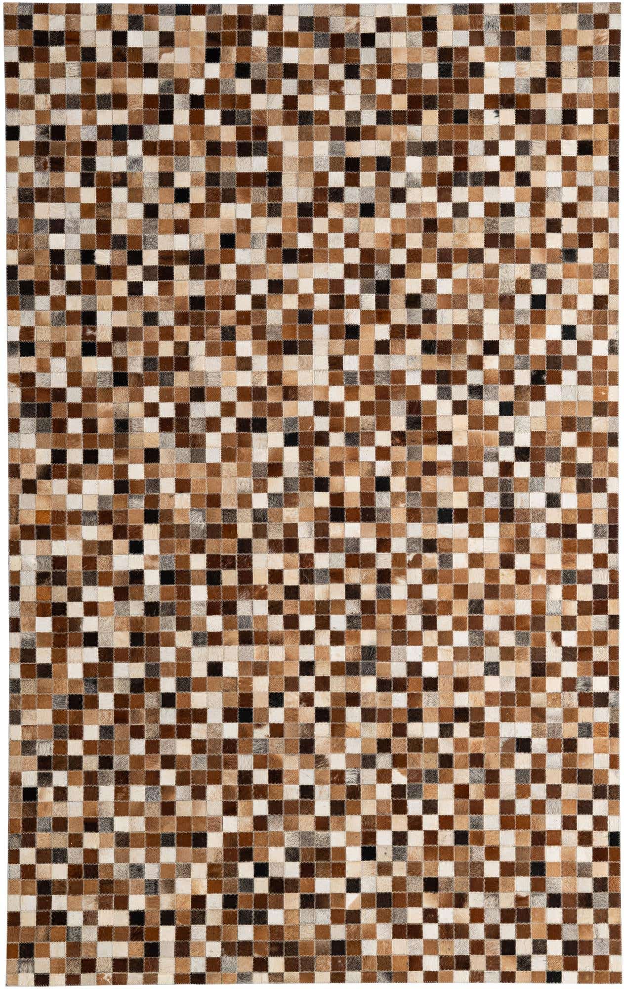 5' x 7' 11 Cowhide - Patchwork Rug