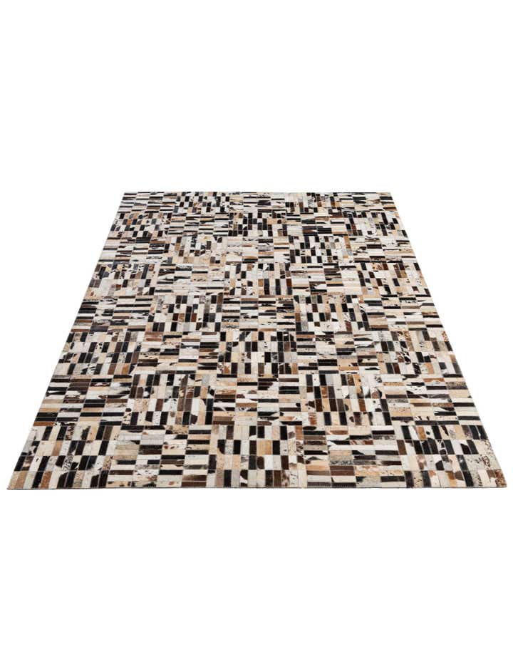 5' x 7' 11 Cowhide - Patchwork Rug