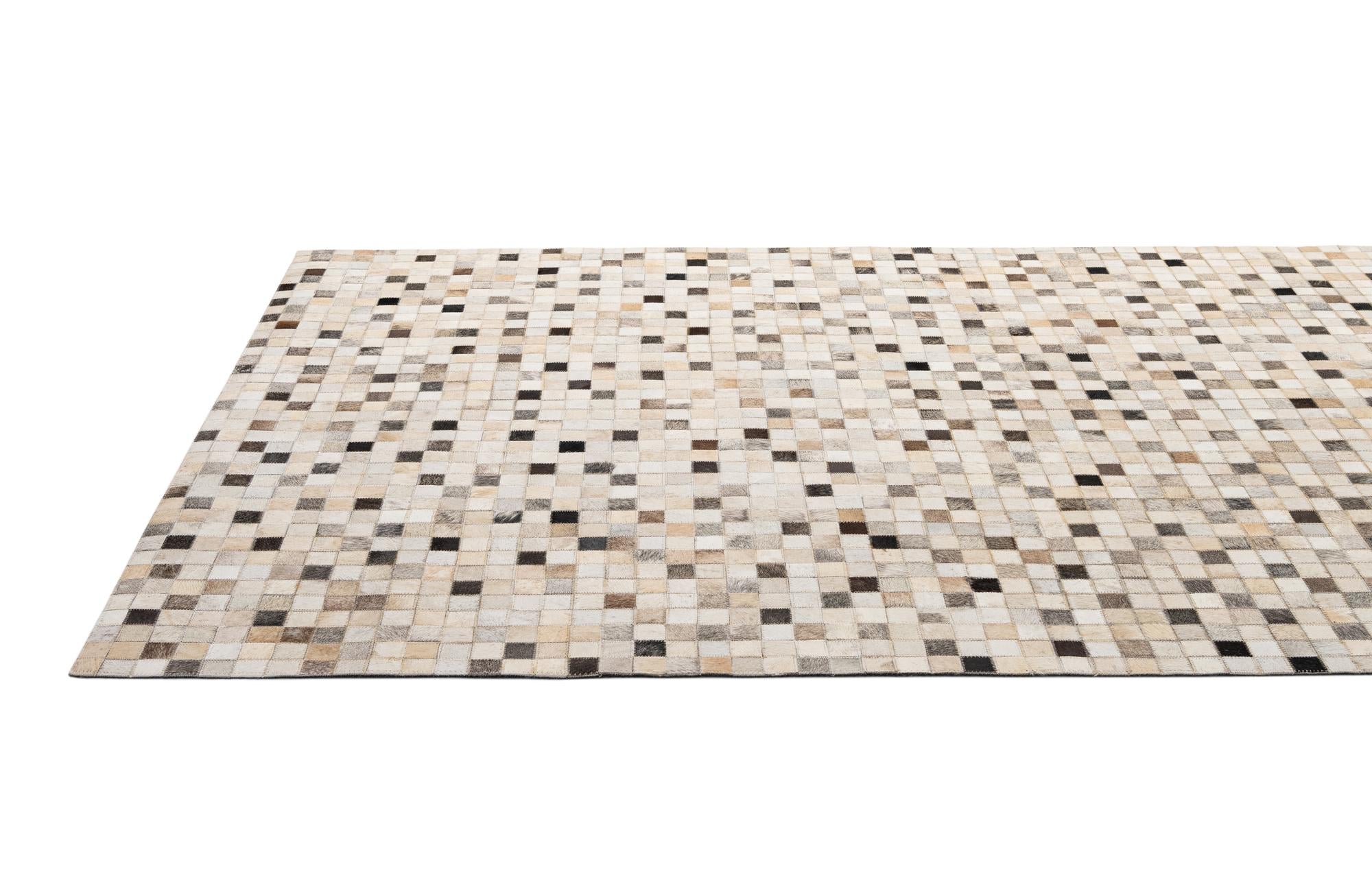 5' 1 x 7' 11 Cowhide - Patchwork Rug