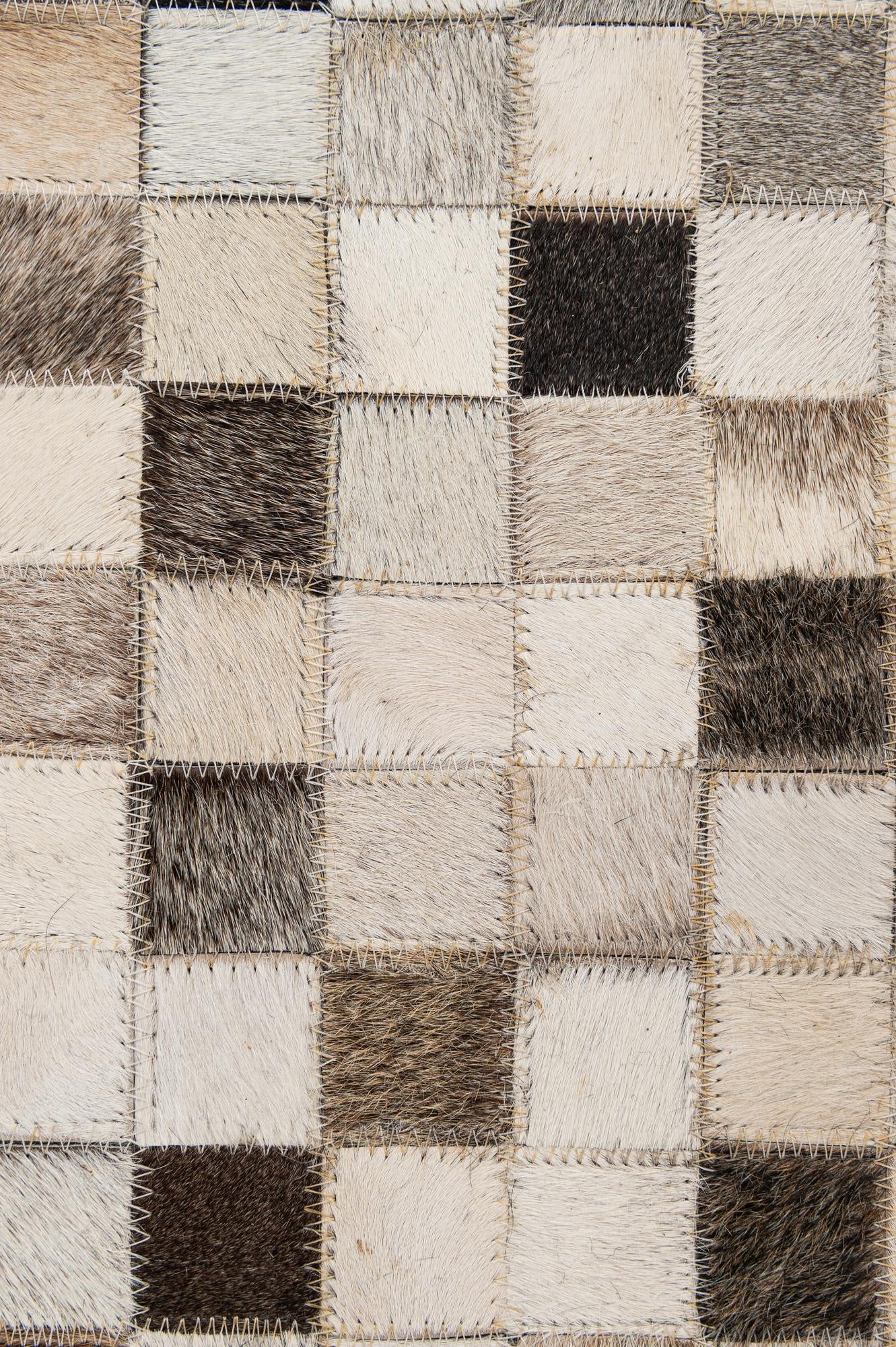 5' 1 x 7' 11 Cowhide - Patchwork Rug
