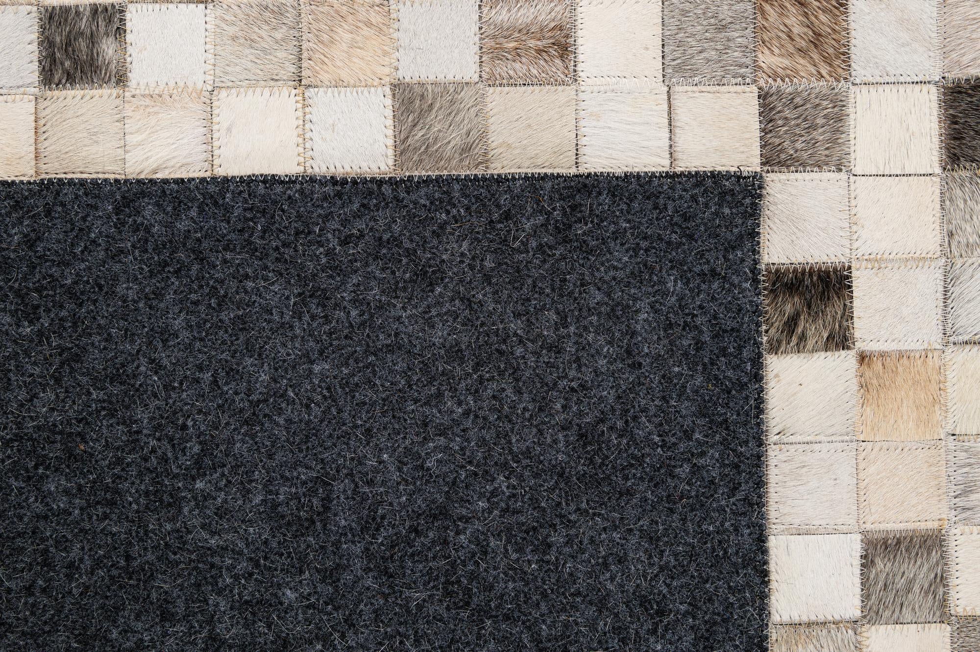 5' 1 x 7' 11 Cowhide - Patchwork Rug