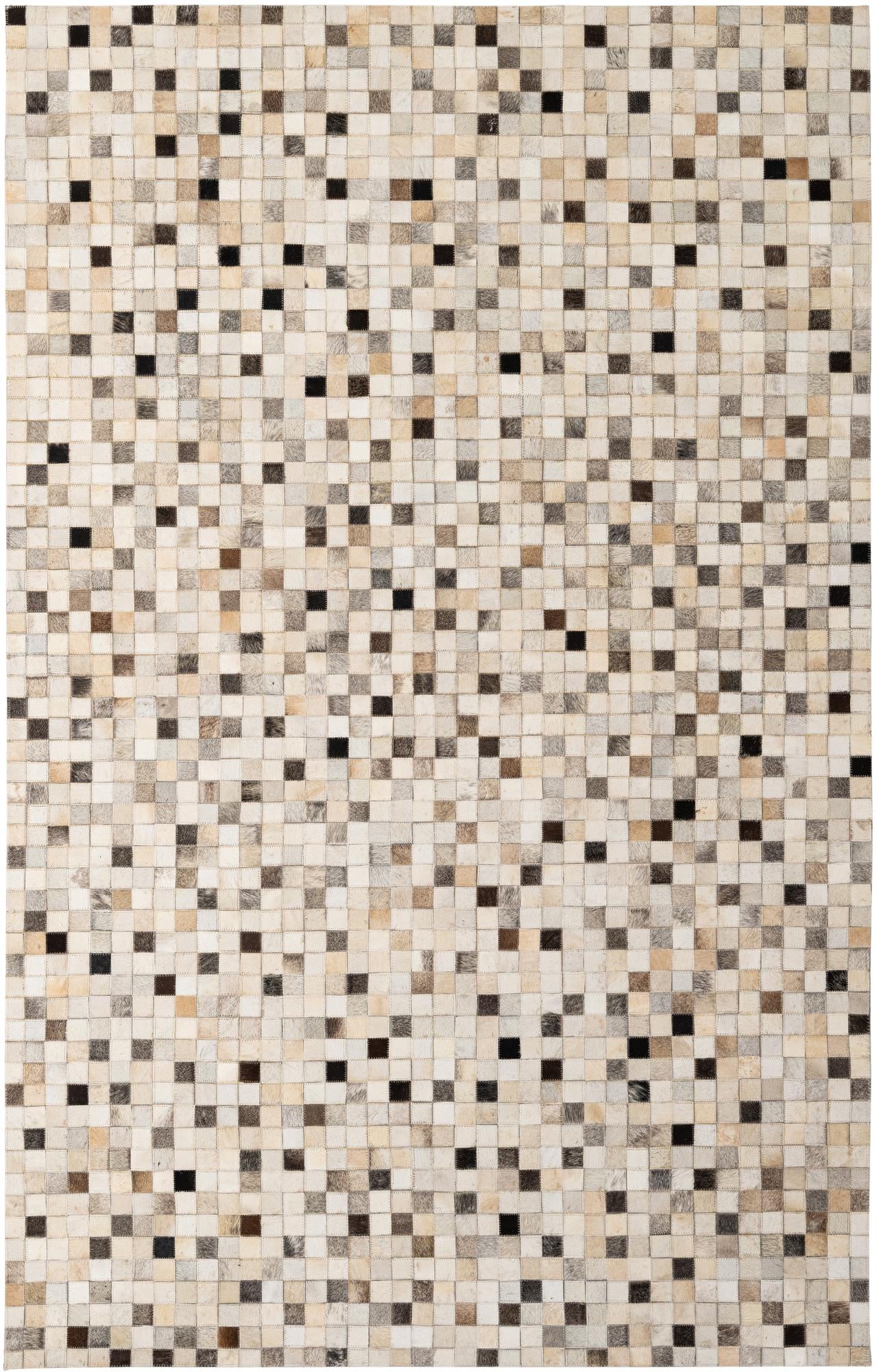 5' 1 x 7' 11 Cowhide - Patchwork Rug
