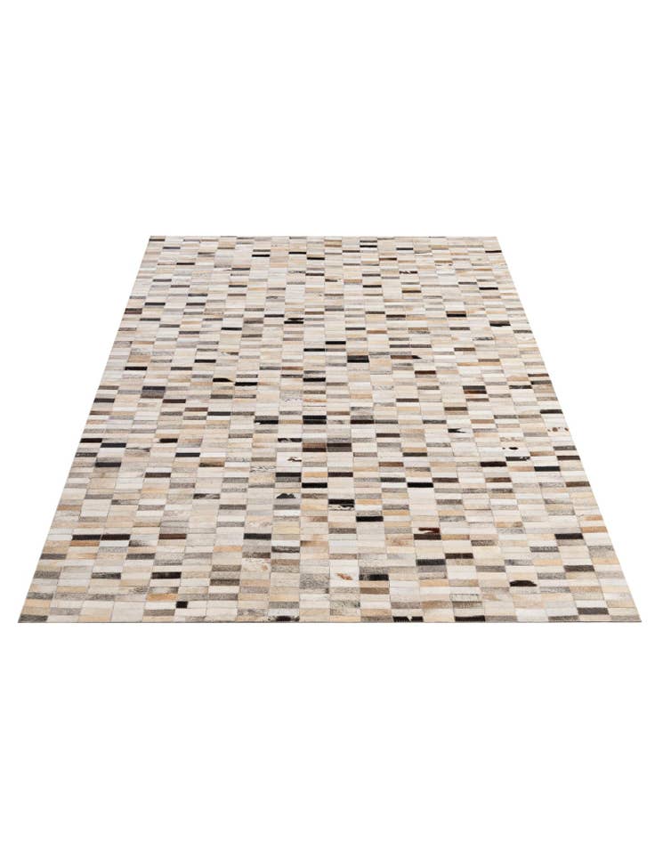 Detail image of 5' 2 x 7' 11 Cowhide - Patchwork Rug