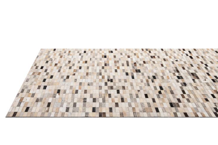 Detail image of 5' 2 x 7' 11 Cowhide - Patchwork Rug