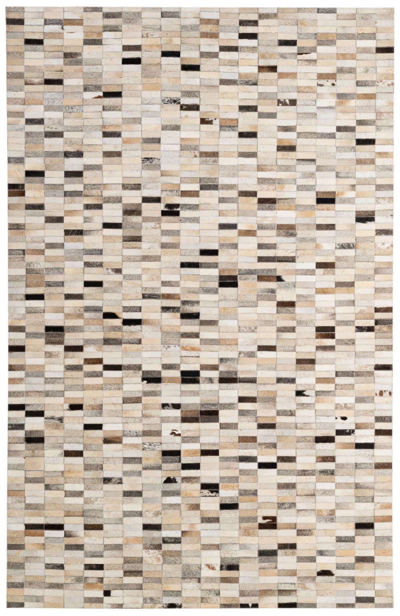5' 2 x 7' 11 Cowhide - Patchwork Rug