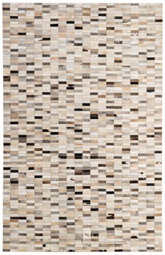 5' 2 x 7' 11 Cowhide - Patchwork Rug