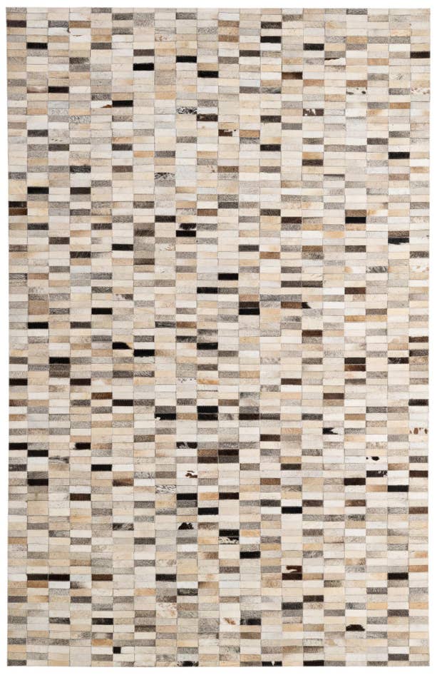 Detail image of 5' 2 x 7' 11 Cowhide - Patchwork Rug