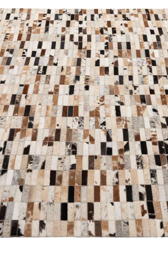 5' 3 x 8' 2 Cowhide - Patchwork Rug