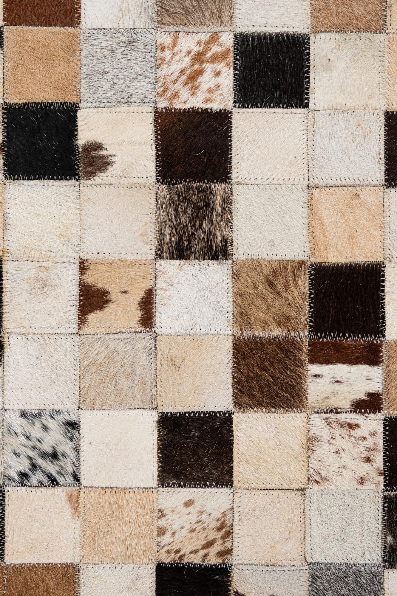 5' x 8' Cowhide - Patchwork Rug