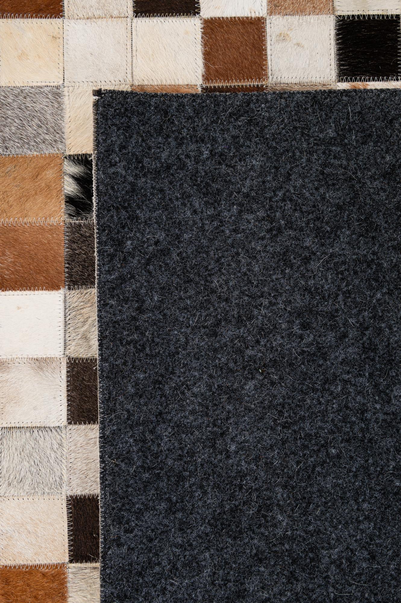 5' x 8' Cowhide - Patchwork Rug