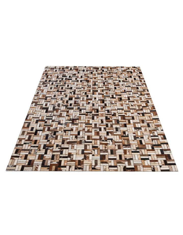 5' x 7' 11 Cowhide - Patchwork Rug