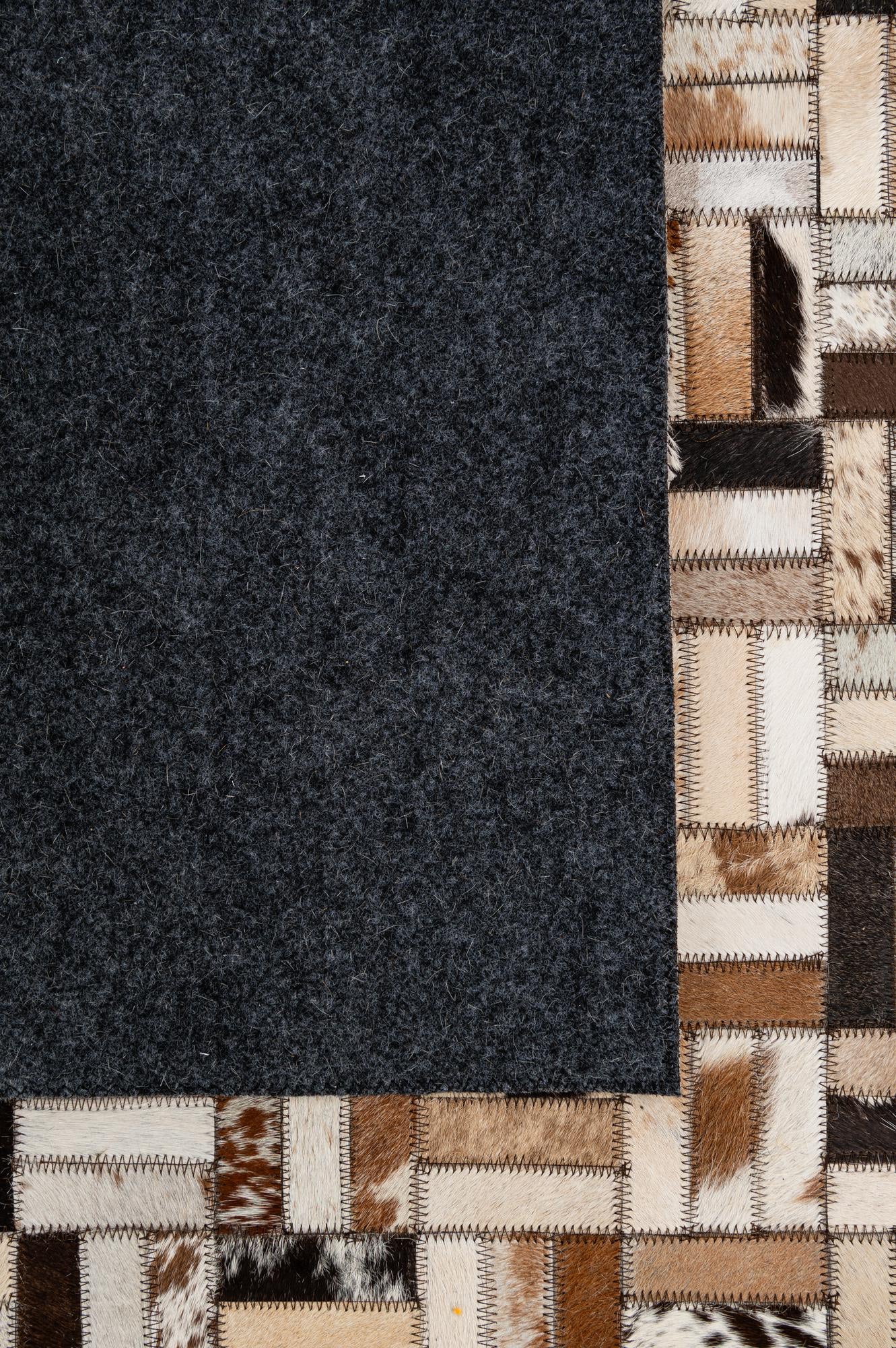 5' x 7' 11 Cowhide - Patchwork Rug