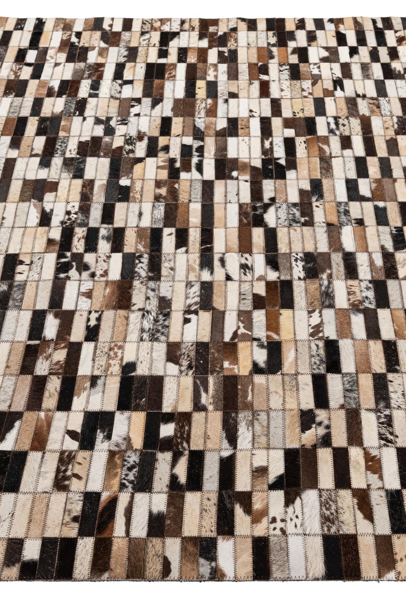 5' 3 x 8' Cowhide - Patchwork Rug
