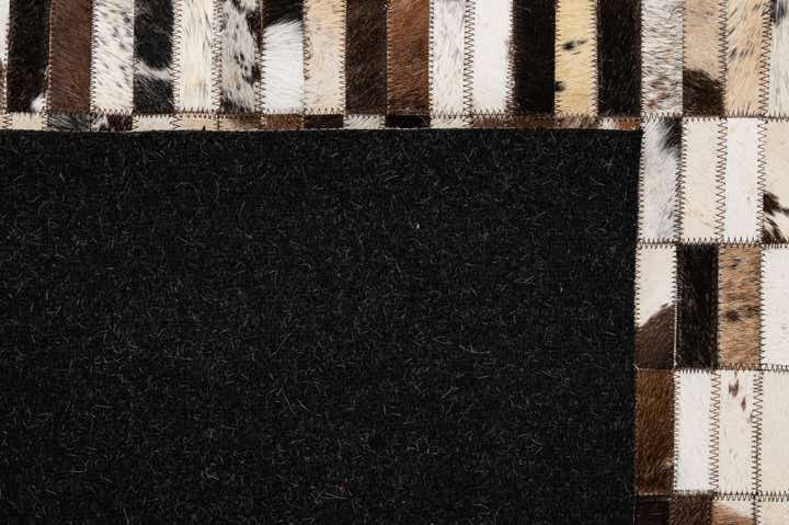 5' 3 x 8' Cowhide - Patchwork Rug
