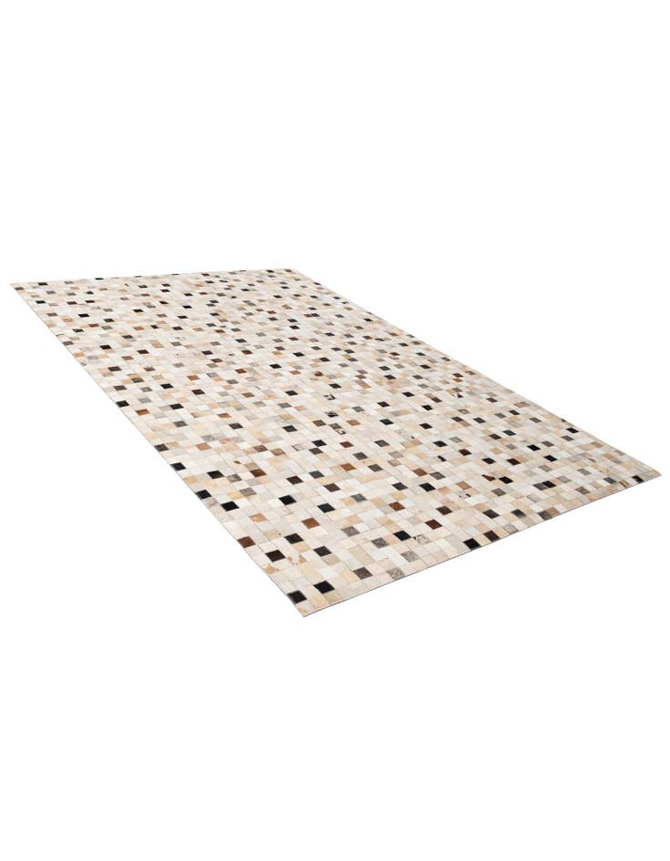 Detail image of 5' x 7' 10 Cowhide - Patchwork Rug