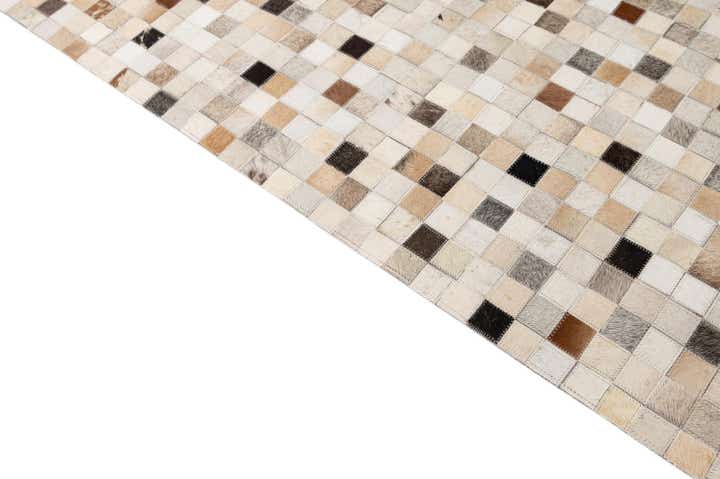 5' x 7' 10 Cowhide - Patchwork Rug