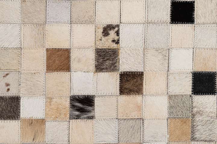 5' x 7' 10 Cowhide - Patchwork Rug