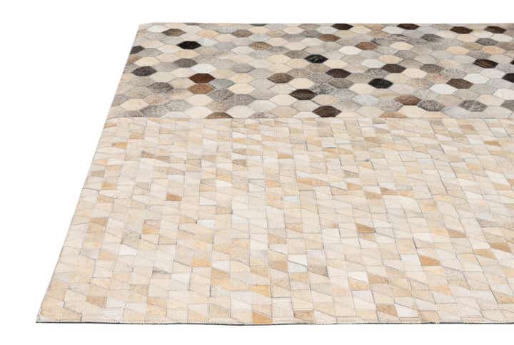 5' 2 x 8' 1 Cowhide - Patchwork Rug