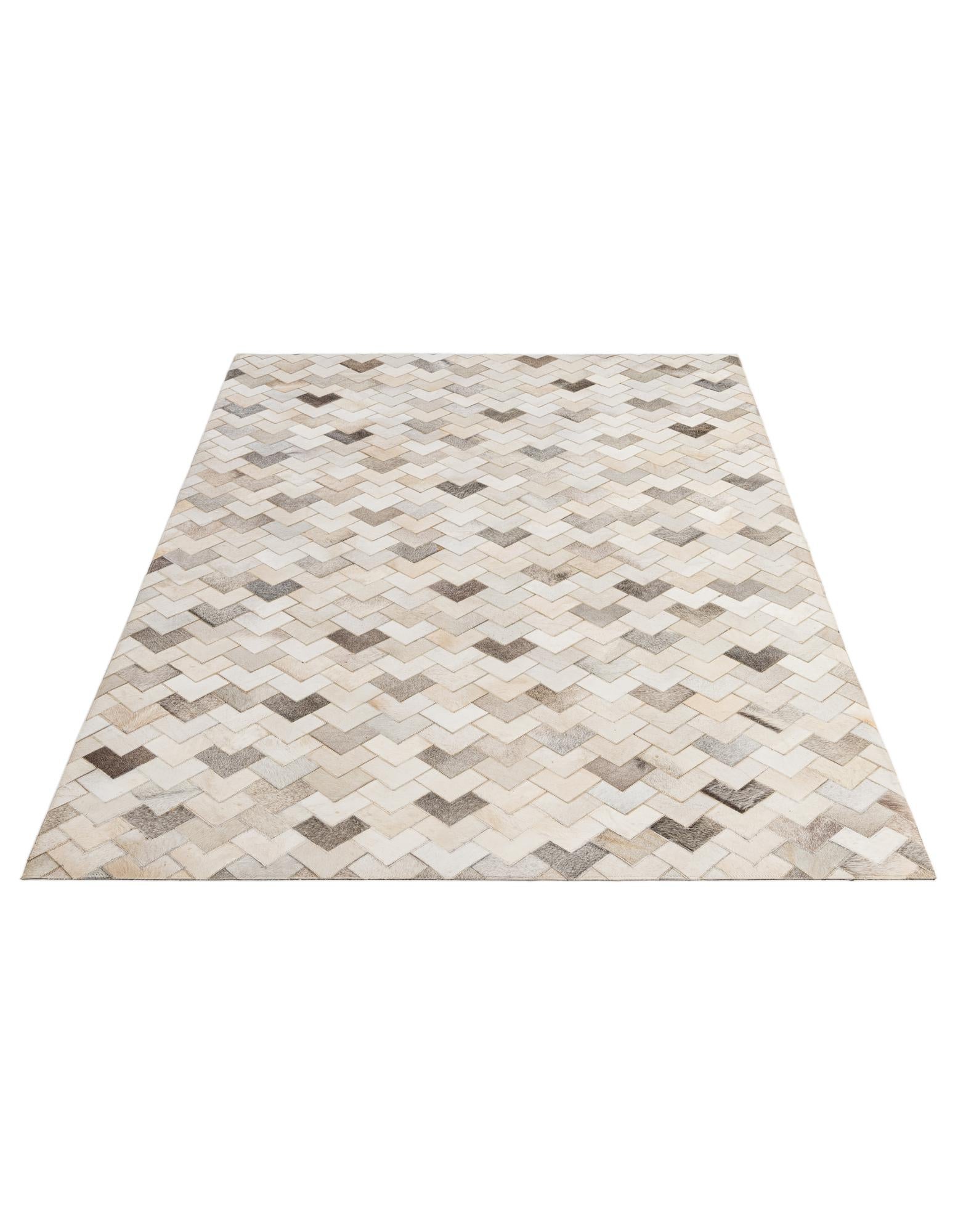 5' 2 x 7' 11 Cowhide - Patchwork Rug