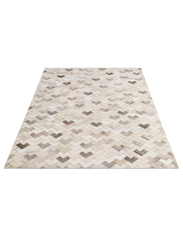 5' 2 x 7' 11 Cowhide - Patchwork Rug