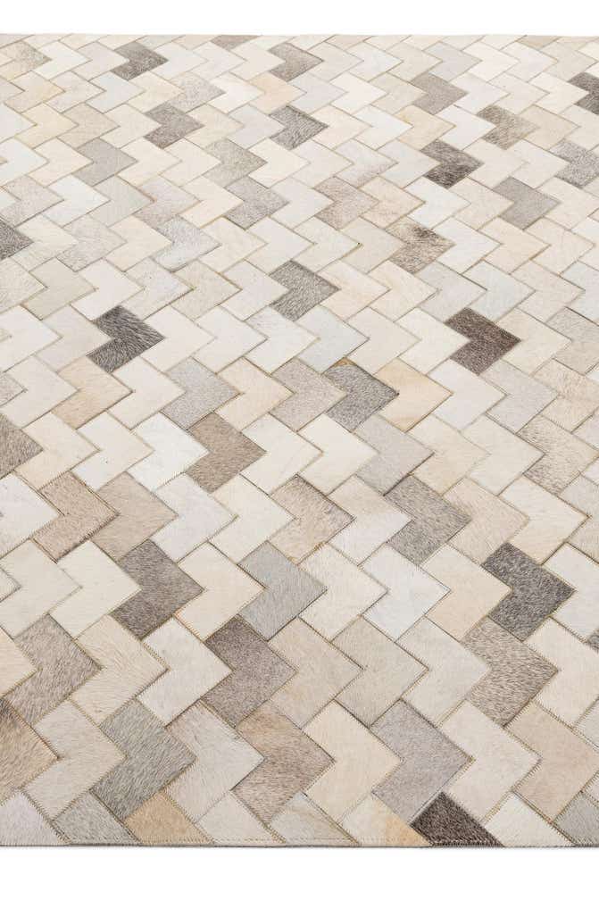 5' 2 x 7' 11 Cowhide - Patchwork Rug