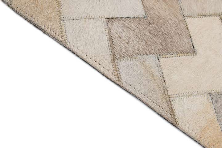 5' 2 x 7' 11 Cowhide - Patchwork Rug