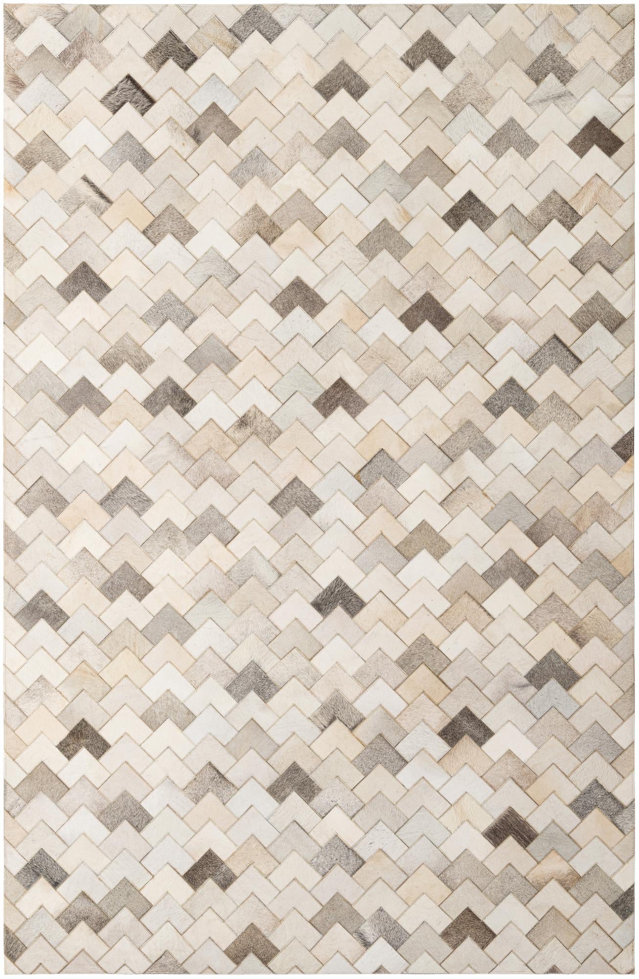 5' 2 x 7' 11 Cowhide - Patchwork Rug