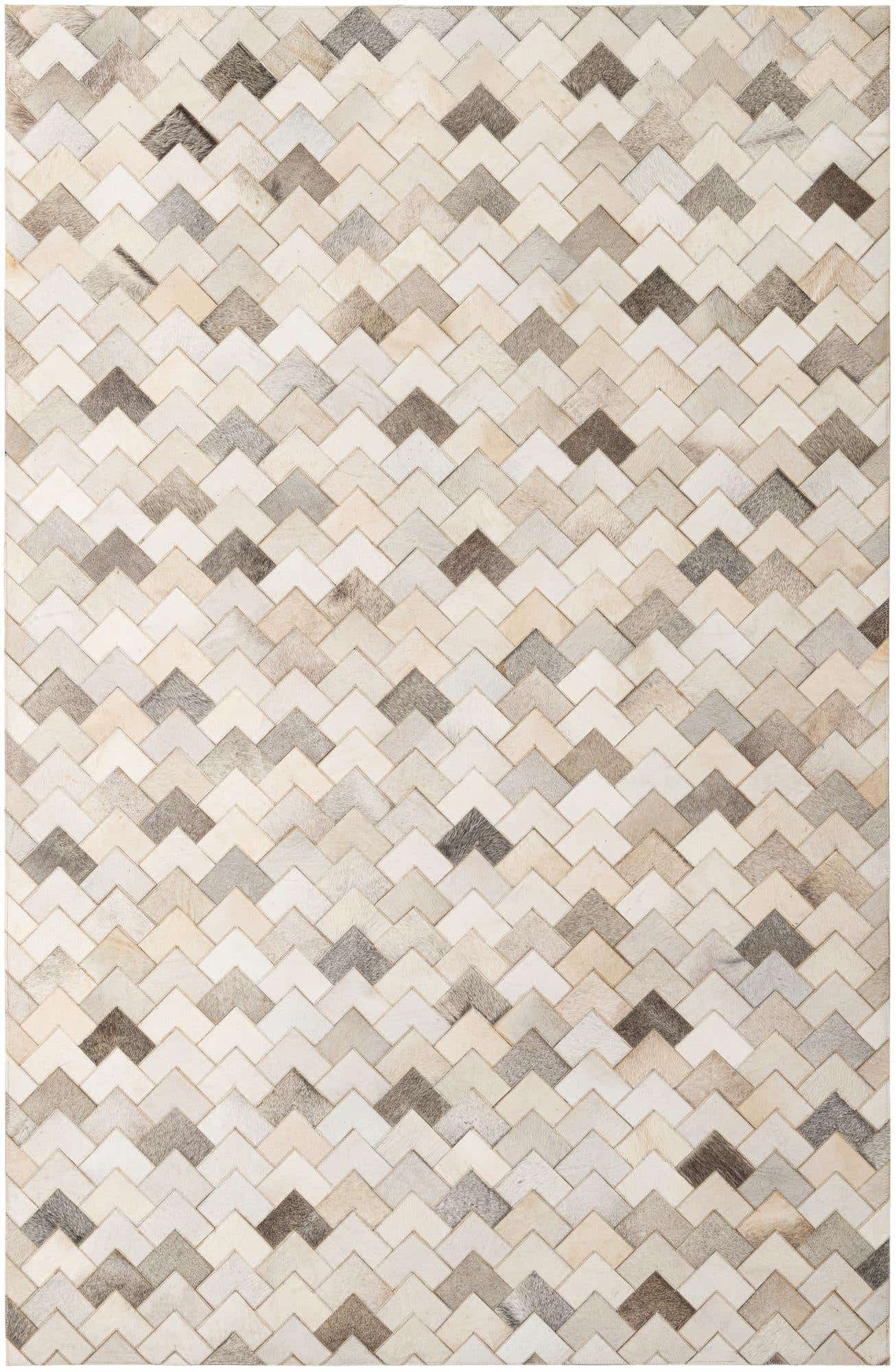 5' 2 x 7' 11 Cowhide - Patchwork Rug