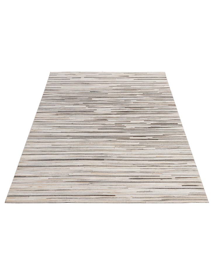 Detail image of 5' 2 x 8' Cowhide - Patchwork Rug